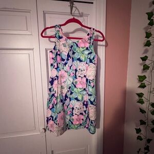 Lilly Pulitzer Kids Dress - Blue and Pink Floral